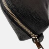Porta Cosméticos Sun En Cuero Graneado Negro
