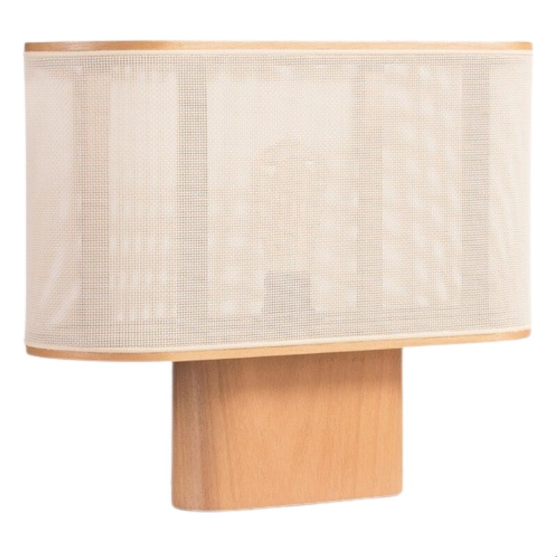 VELADOR DE MESA ELIPTICO E27 PANT. SINTETICA VELADOR DE MESA ELIPTICO E27 PANT. SINTETICA