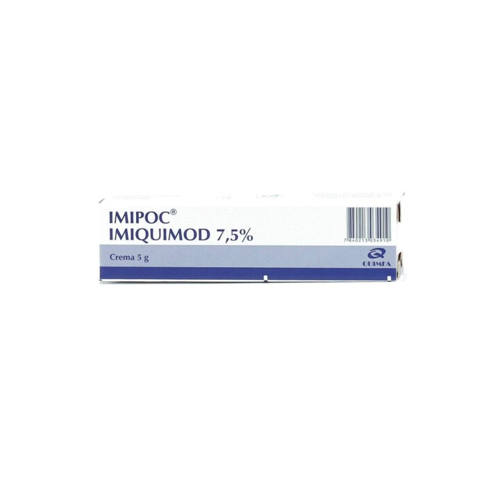 IMIPOC 7,5 % CREMA TOPICA CJ X 5 GR. única