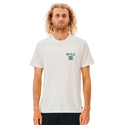 Remera MC Rip Curl Cosmic Burst Tee - Blanco Remera MC Rip Curl Cosmic Burst Tee - Blanco