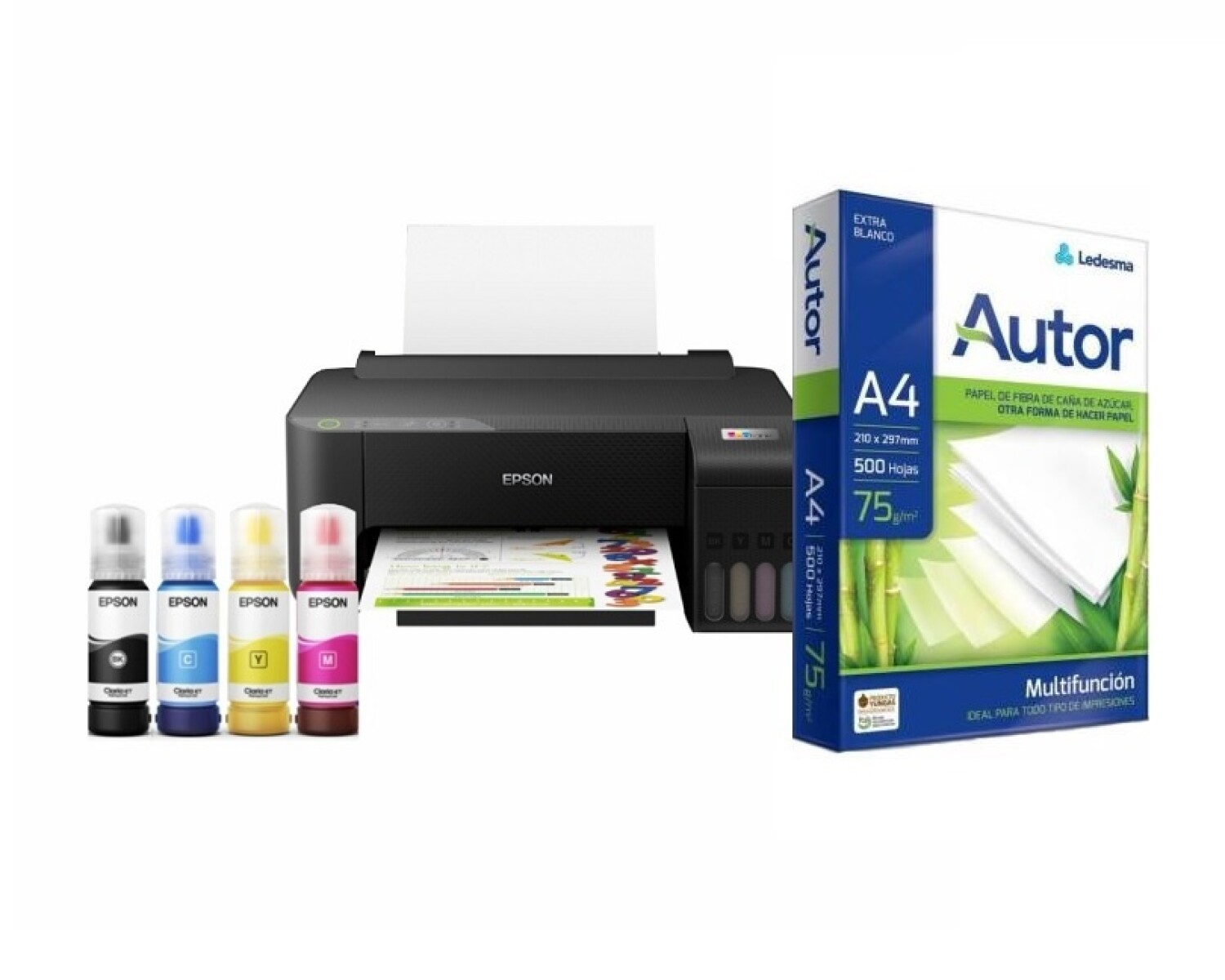 Impresora HP Multifuncional Ink Tank 315 + Resma de 500 Hojas 