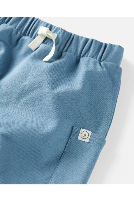 Pack dos pantalones de algodón orgánico, con bolsillos Sin color