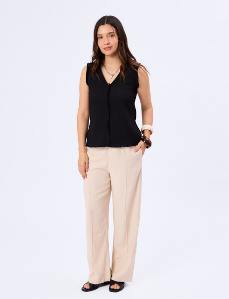 Blusa con deflecado Alba Blusa con deflecado Alba