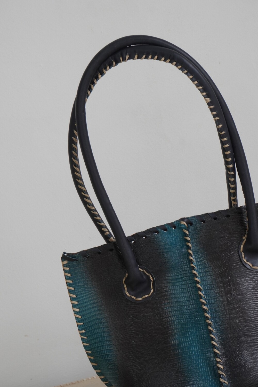 Medium Winter Bag Turquesa / Negro
