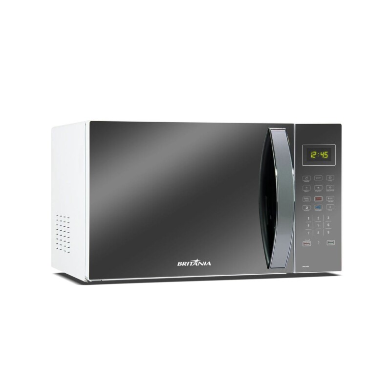 Microondas con puerta espejada 34 Lts. Britania Microondas con puerta espejada 34 Lts. Britania