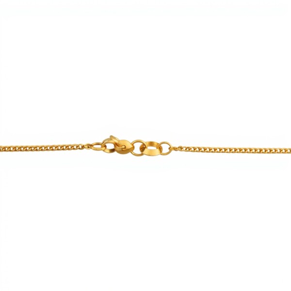 Cadena oro barbada fina-Oro 18k -Sin Piedra-CD9502 sinpiedra