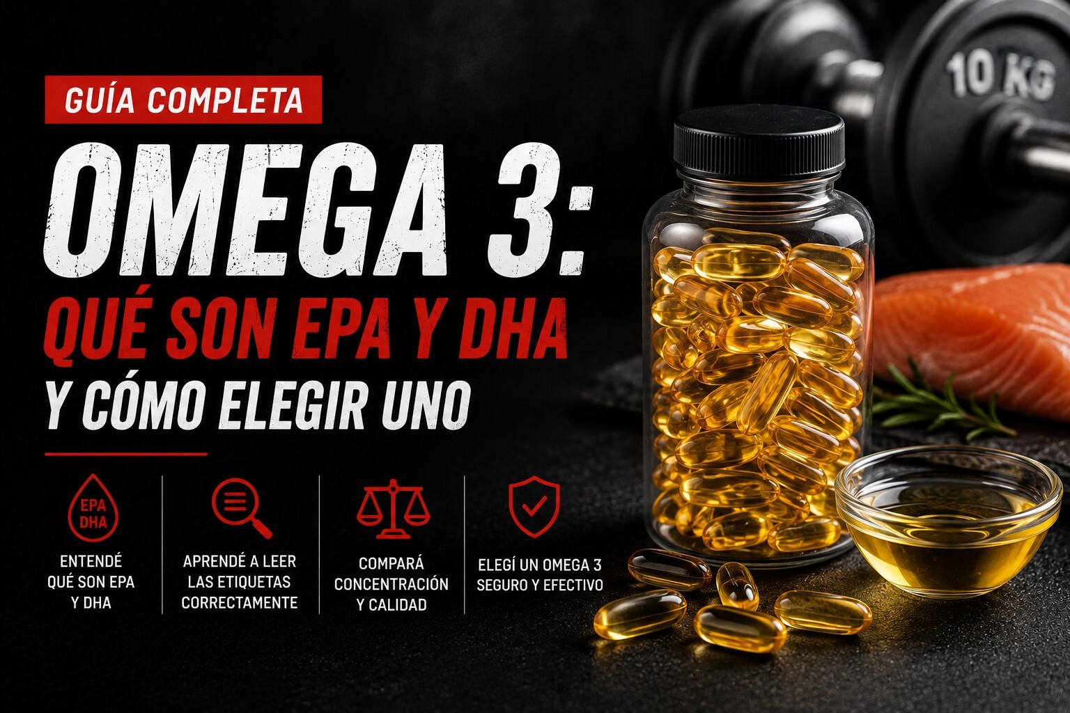 Omega 3: qué son EPA y DHA y cómo elegir uno
