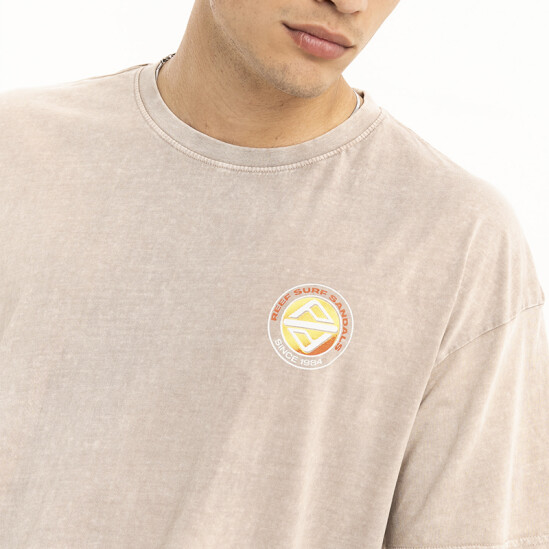 Remera Reef Oversize Beige