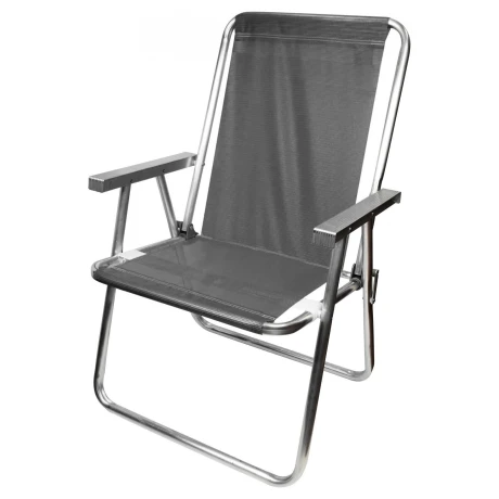 Silla alta de aluminio. Silla alta de aluminio.