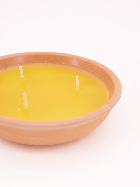VELA CITRONELA TERRACOTA ROJO