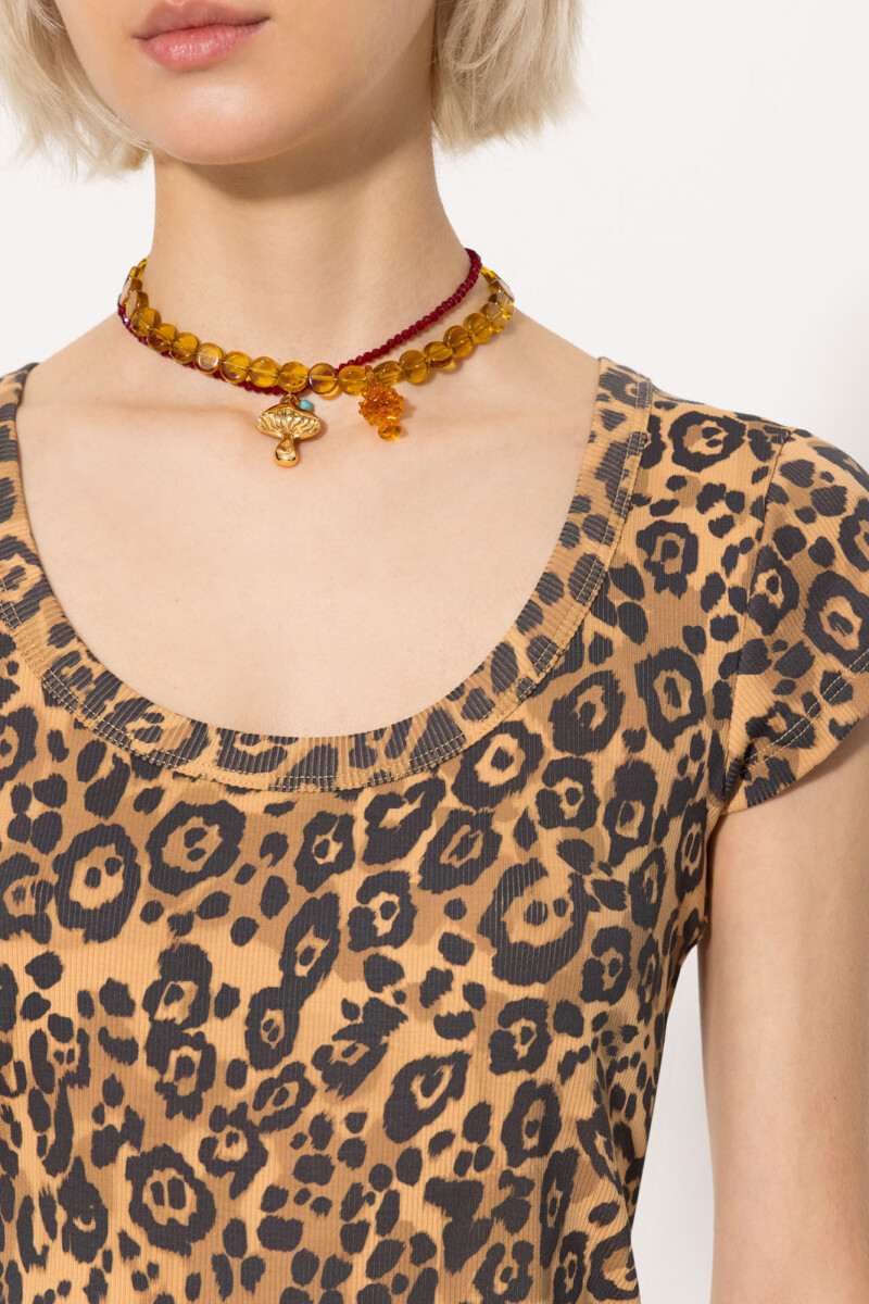 REMERA FINI Leopardo