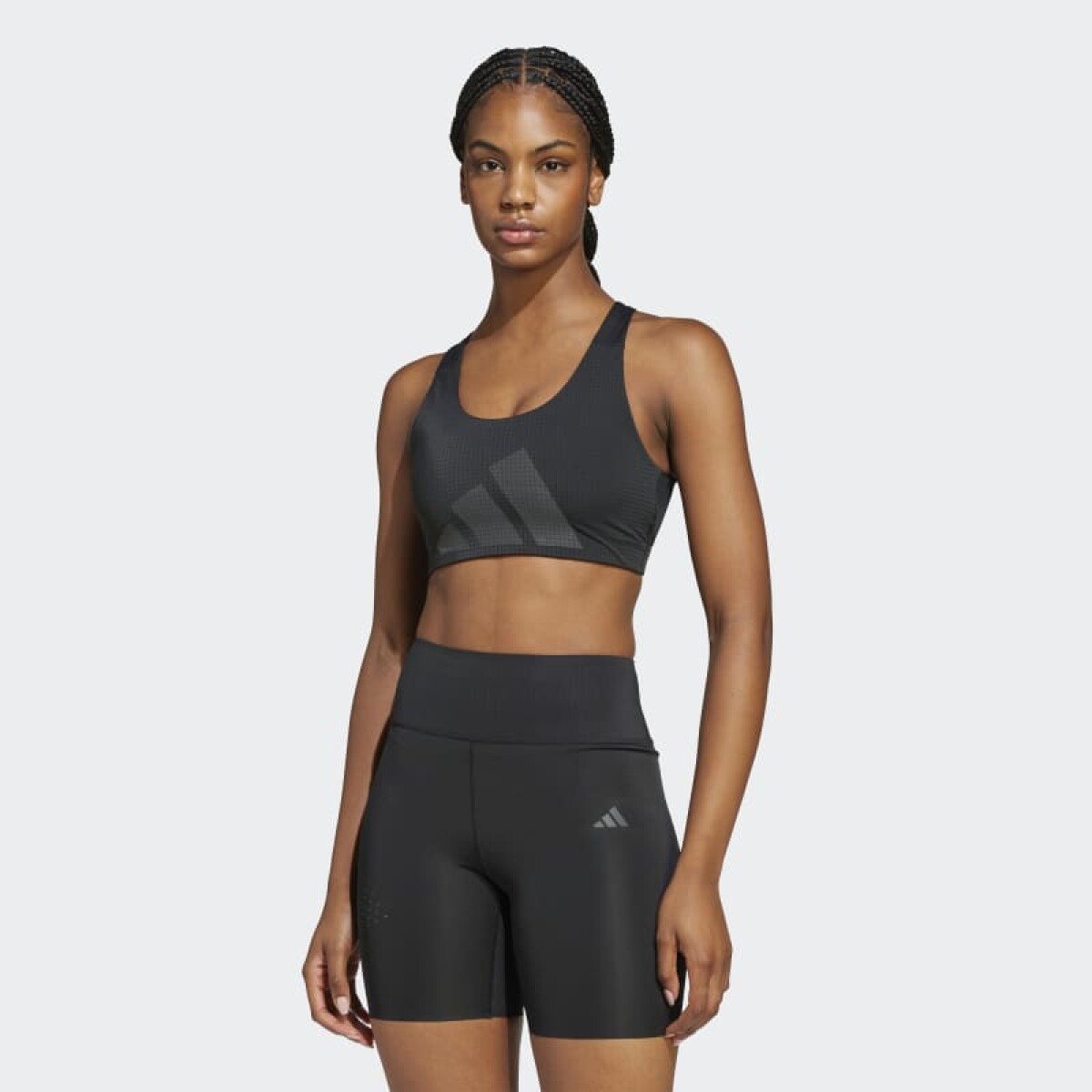 Top Adidas Powerimpact Soporte Medio - Negro 