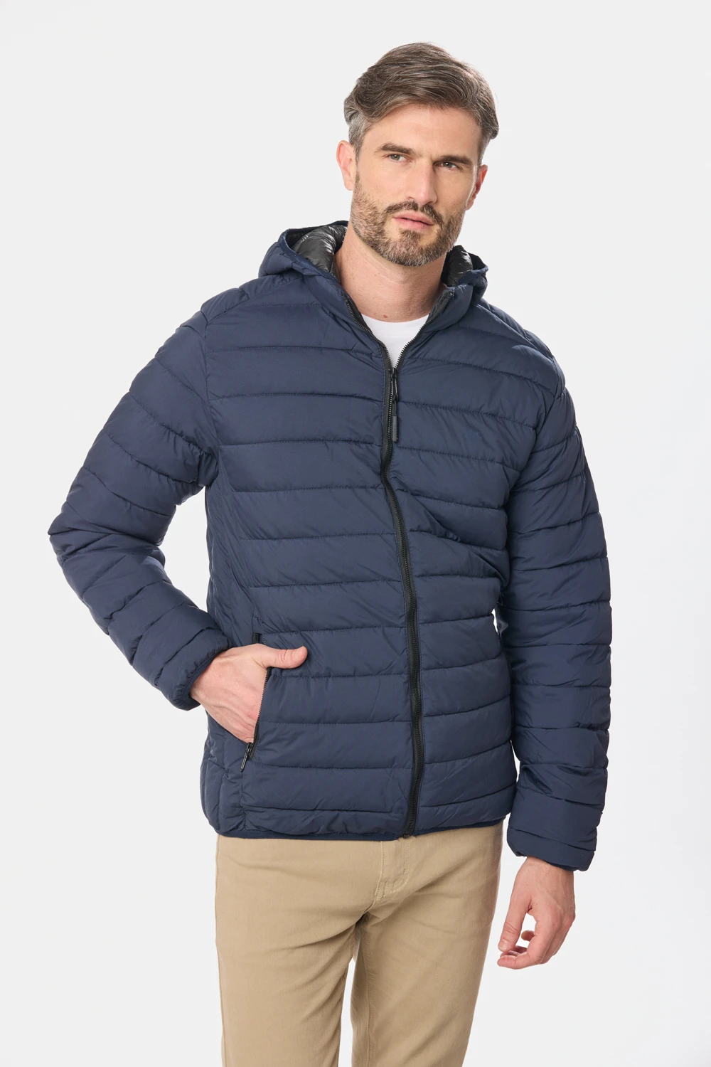 CAMPERA CAPUCHA DESMONTABLE Azul
