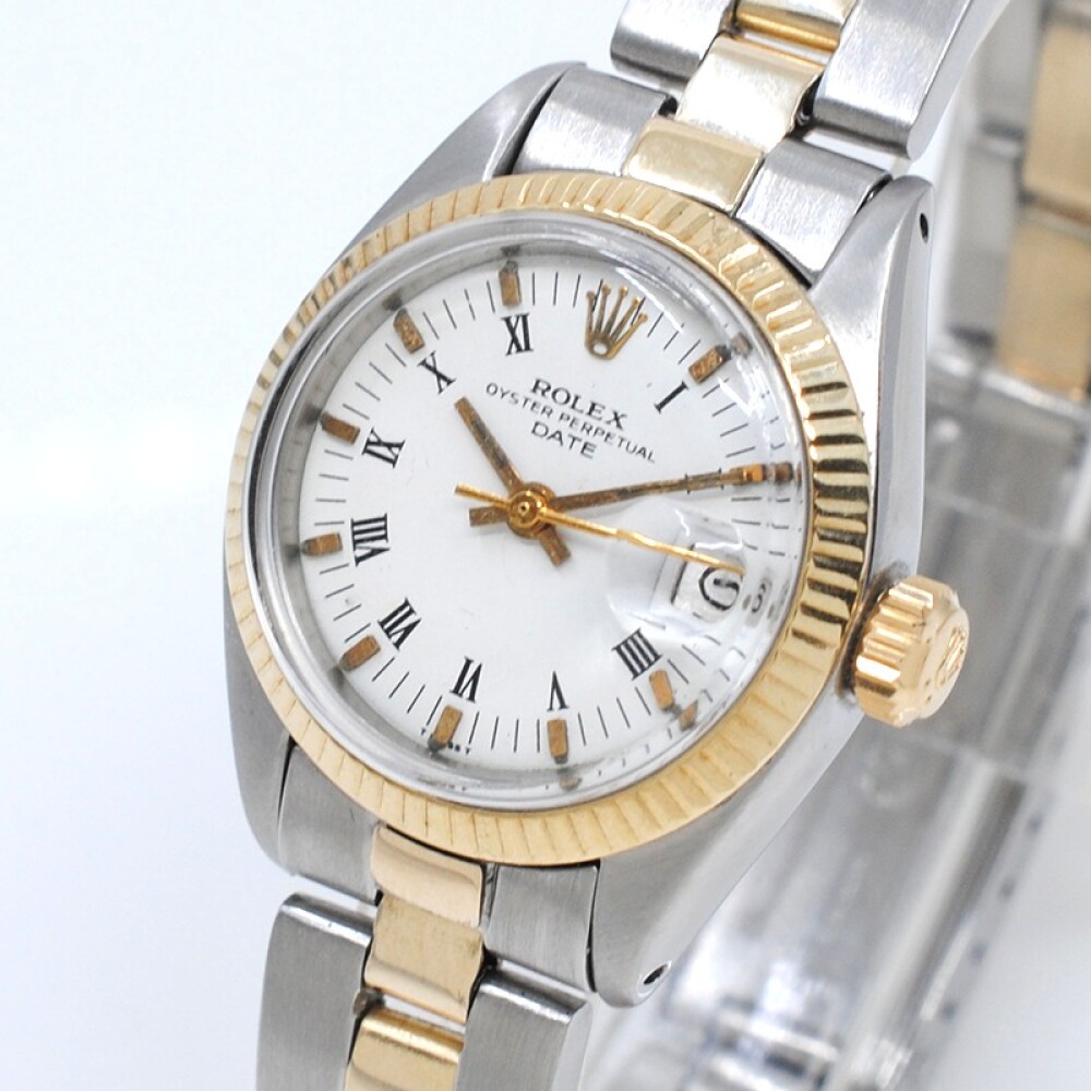 Rolex date dama 6916 acero y oro 26 mm año 1980 Rolex date dama 6916 acero y oro 26 mm año 1980