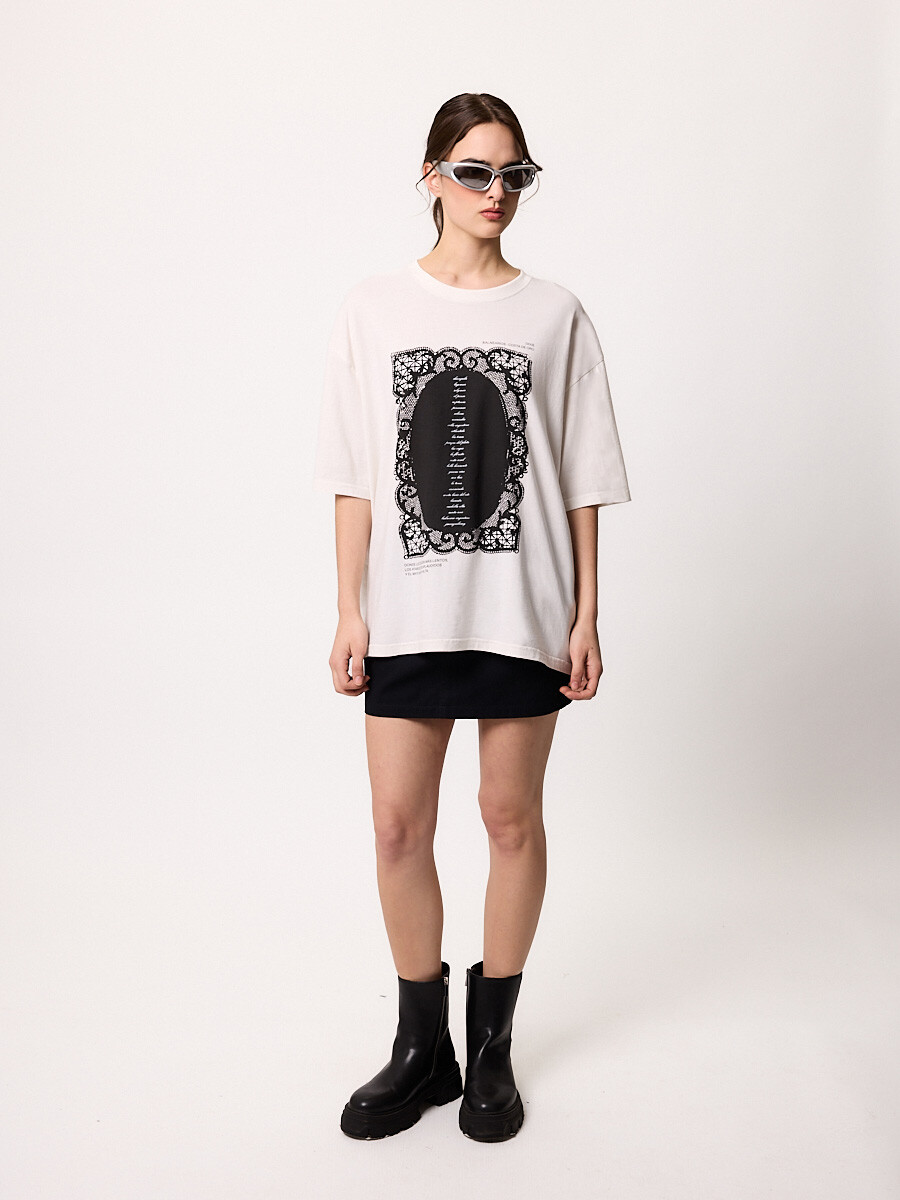 T-SHIRT M/C LOCALIDADES DIXIE Blanco