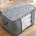Pack X10 Organizador De Tela Funda Sabanas Mantas Acolchados Color Variante Gris