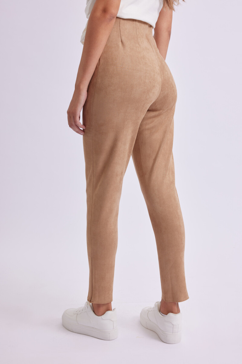 Calza de gamuza Beige