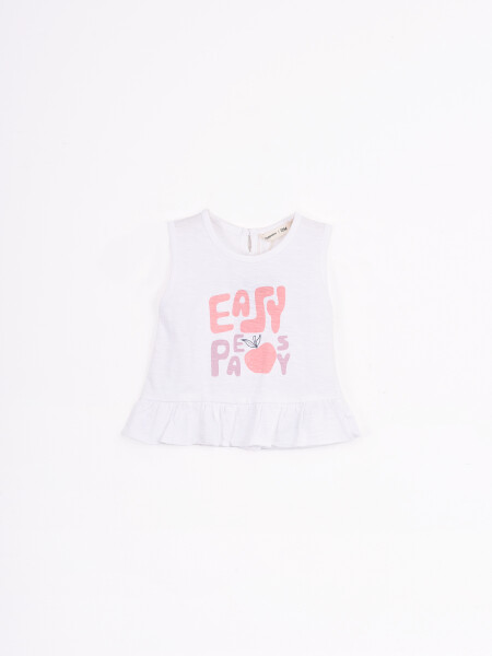 MUSCULOSA ESTAMPADA ROSINA BLANCO