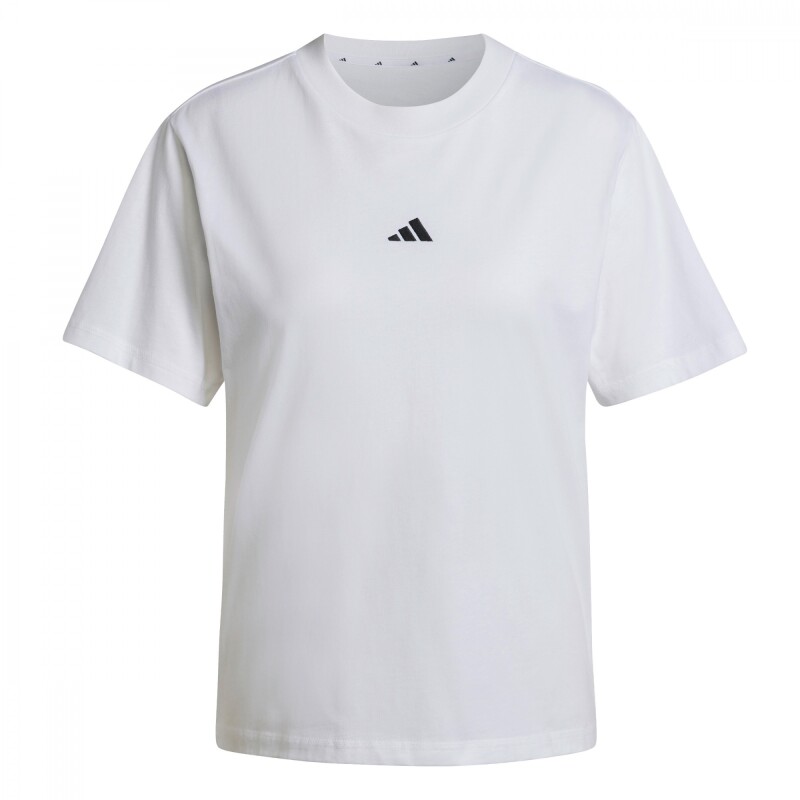 Remera Essentials Small Logo Cotton de Mujer Blanco