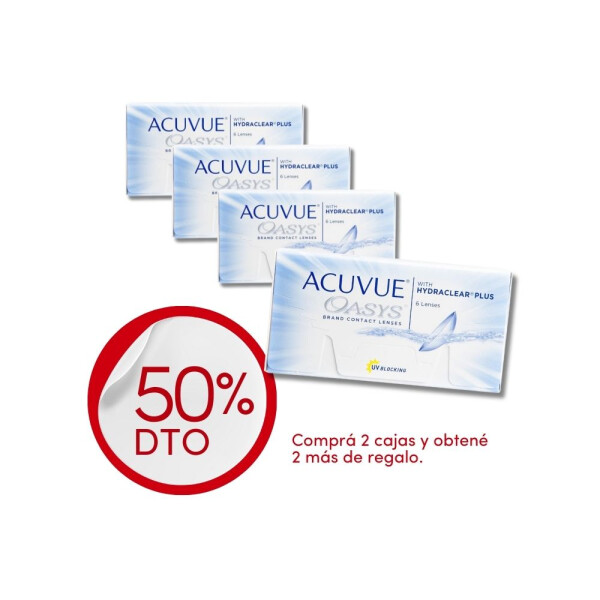 Acuvue Oasys - PROMO 4 Cajas Acuvue Oasys - Promo 4 Cajas