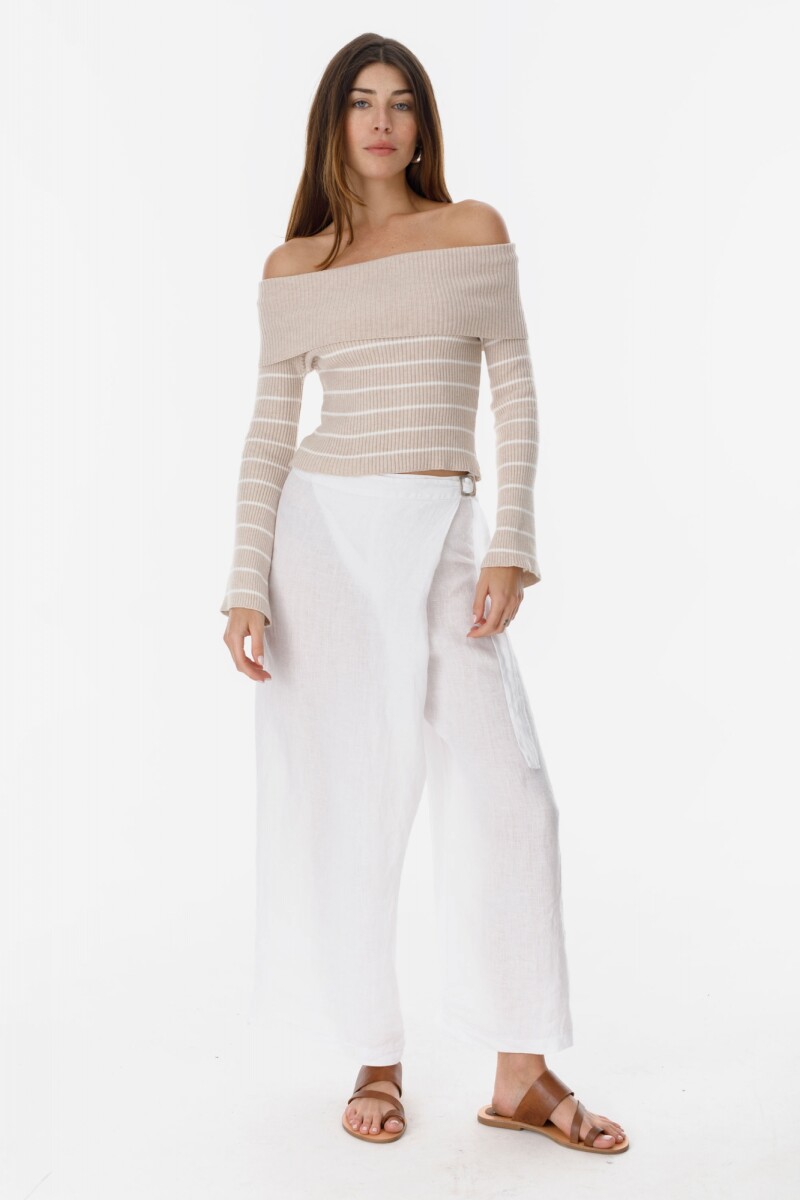 Pantalon Gonna Blanco