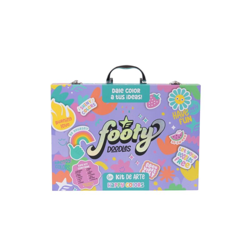 SET50 Valija Kit De Arte Footy Diseño Stickers