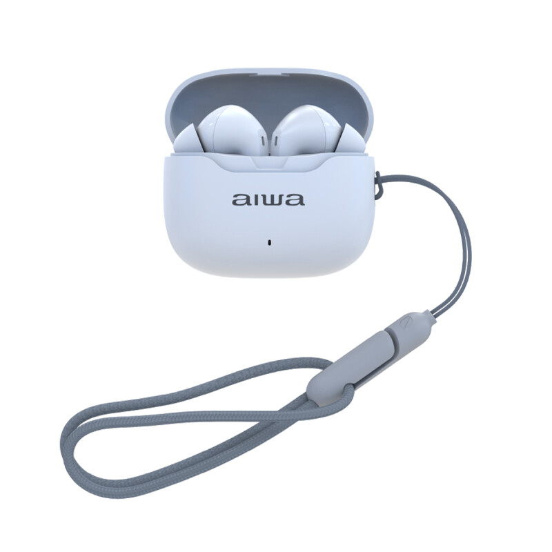Auriculares Bluetooth AIWA Waterproof TWS con Micrófono y Cancelación de Ruido Blanco