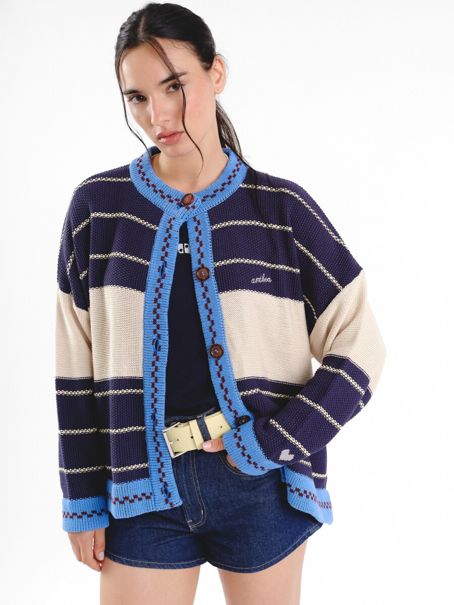 Cardigan Glory SS27 PRE ORDER - Azul 