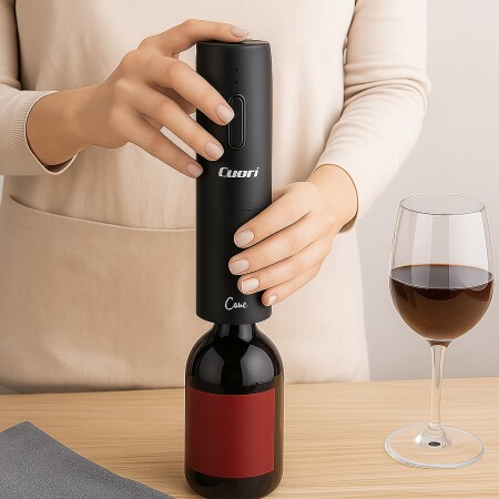 SACACORCHO ELECTRICO CUORI CAVA CUO-3802 NEGRO