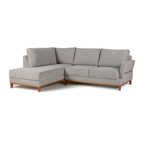 Rinconera Amadeus - Tela Microfibra - Chaise Izquierdo 2228 (Gris)