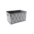 Canasto organizador plegable de tela 27x18x17cm Canasto Organizador Plegable De Tela 27x18x17cm