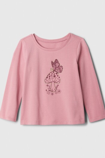 Remera Gráfico Toddler Niña Lilas Pink 16-1708 Tcx