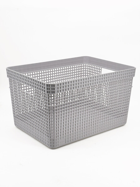 CESTA PLASTICA BLANCO