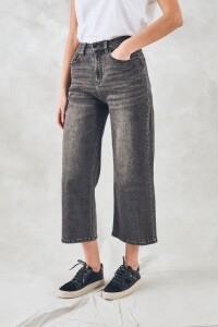 Jean Wide Denim Gris