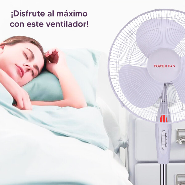 Ventilador De Pie Power Fan Pfs-40-9 VENTILADOR DE PIE POWER FAN PFS-40-9 BLA