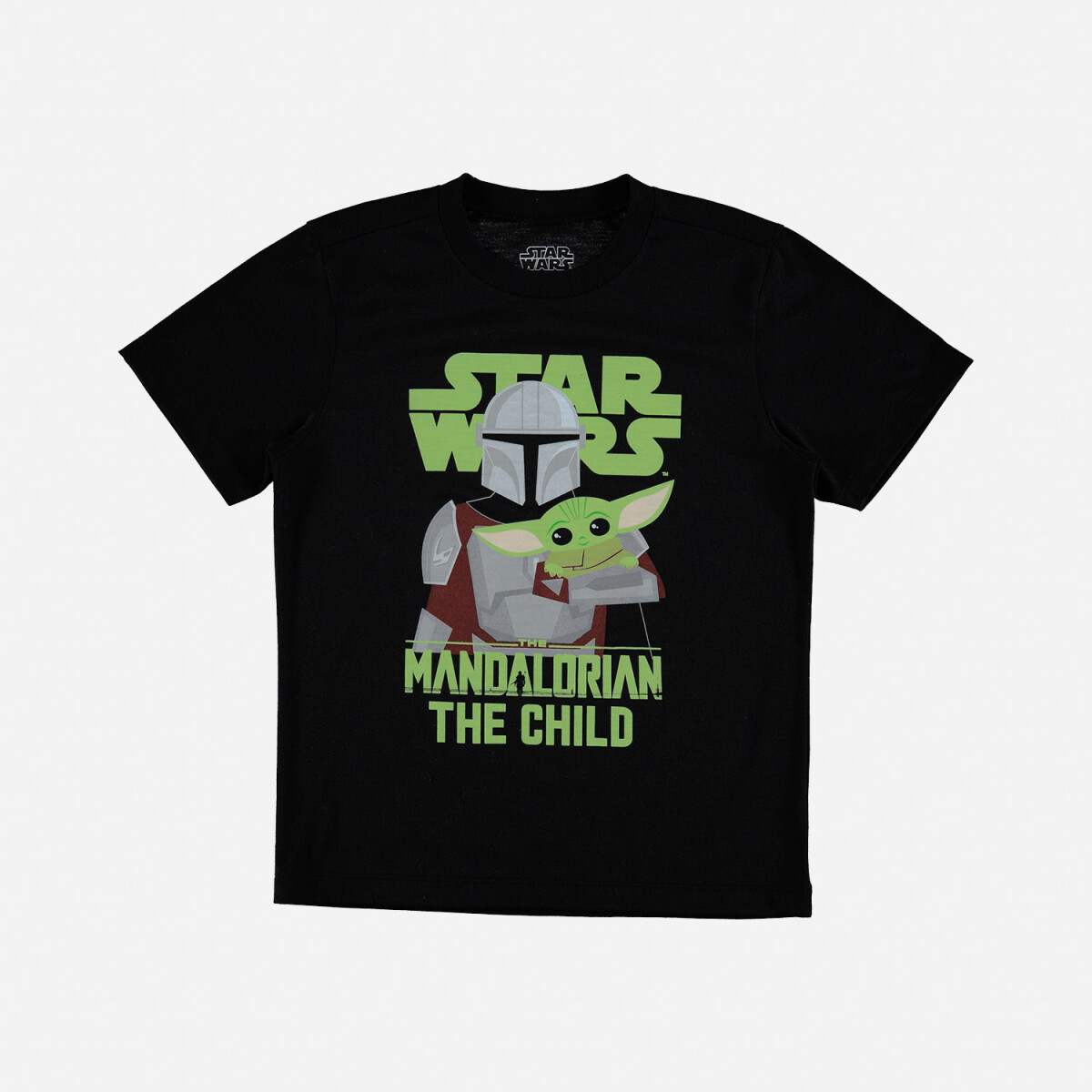 Camiseta niño Mandalorian - NEGRO 