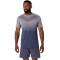 Seamless Ss Top - Hombre Lavender Grey/indigo Fog