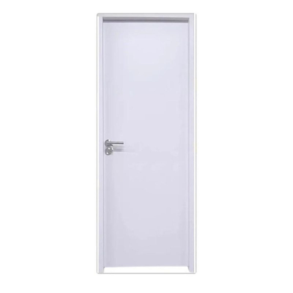 PUERTA INTERIOR EN MDF LISA BLANCA 2.05 X 0.75 - DERECHA 