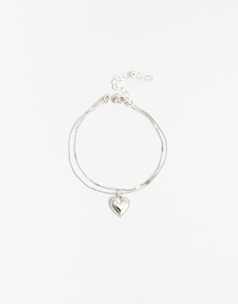 Pulseras Flexibles Metal Pulseras - Plateado