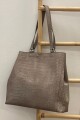 Cartera Regina Crocco Taupe