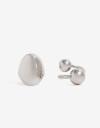 Sets Anillos Metal Sets Anillos, Metal Balls - Plateado Rodio