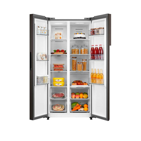 Heladera Midea MDRS619FGR28 Inverter 482 Litros Negro