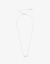 Cadena Corta con Dije Strass Collar Con Dije Cubic Zirconia - Plateado