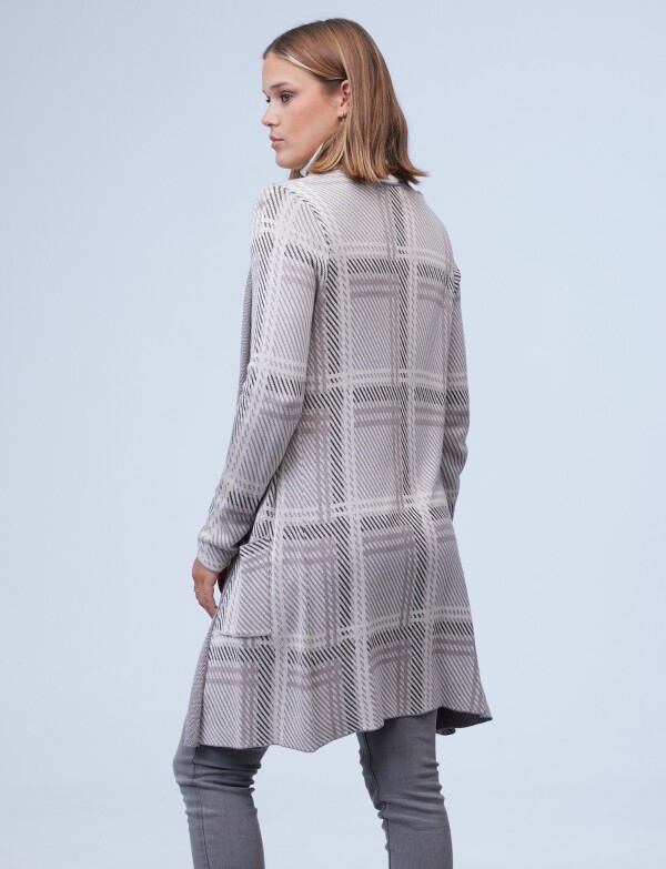 Cardigan Print MULTI/GRIS