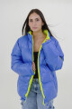 Campera Pulau Puffer Gloffy Reversible Azul