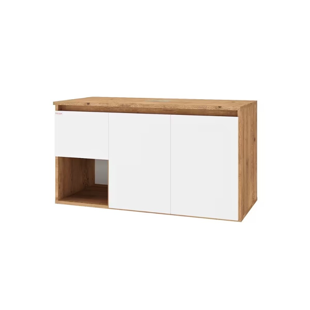 Mueble de baño suspendido Apollo Rustico Blanco 90 cm sin bacha Mueble De Baño Suspendido Apollo Rustico Blanco 90 Cm Sin Bacha