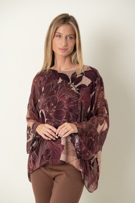 BLUSA ANDALUSI Magenta