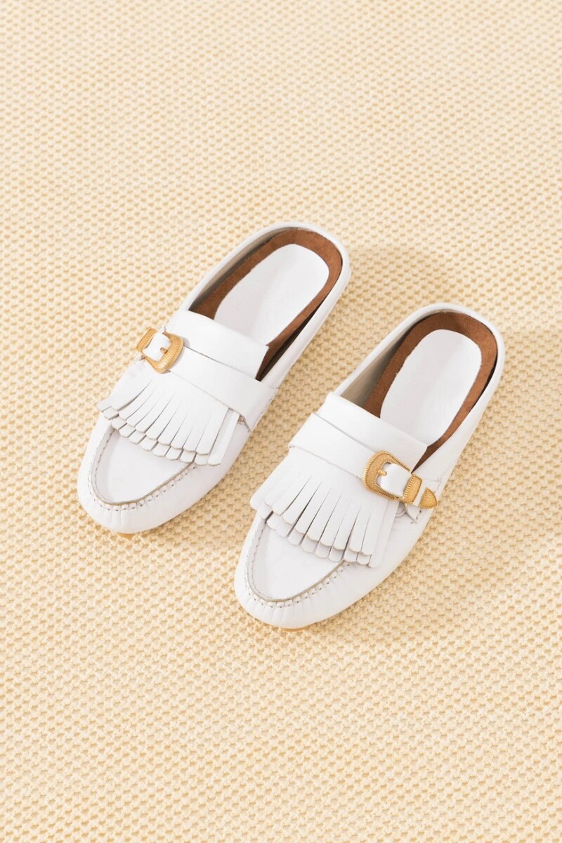MOCASIN VALENCIA Blanco