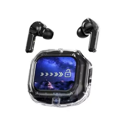 Auricular Bluetooth Air Max Pantalla Táctil Tws NEGRO
