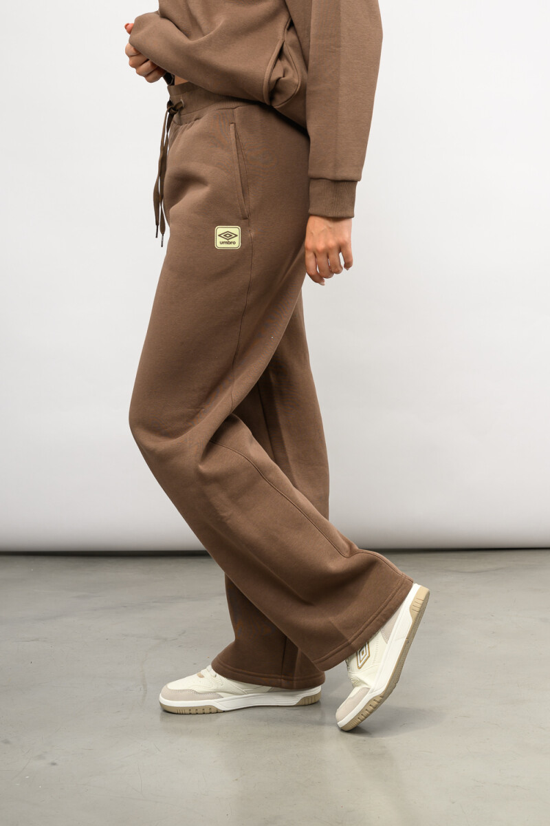 Pantalón recto terra Marron